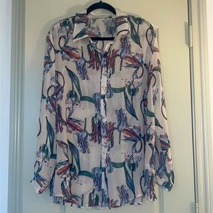 Floral print tunic blouse UK 18| US 14